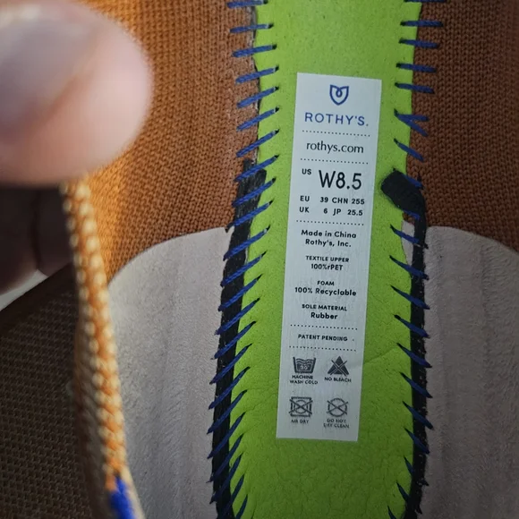 Rothy's Fawn Ballet Size 8.5 Round Toe Slip-On Flats - Picture 7 of 8